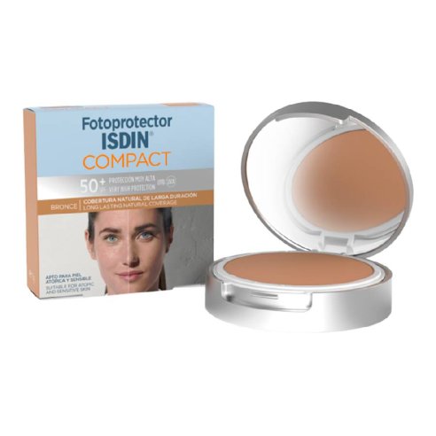 FOTOPROTECTOR ISDIN COMPACT SPF 50 MAQUILLAJE COMPACTO OIL-FREE 1 ENVASE 10 g C